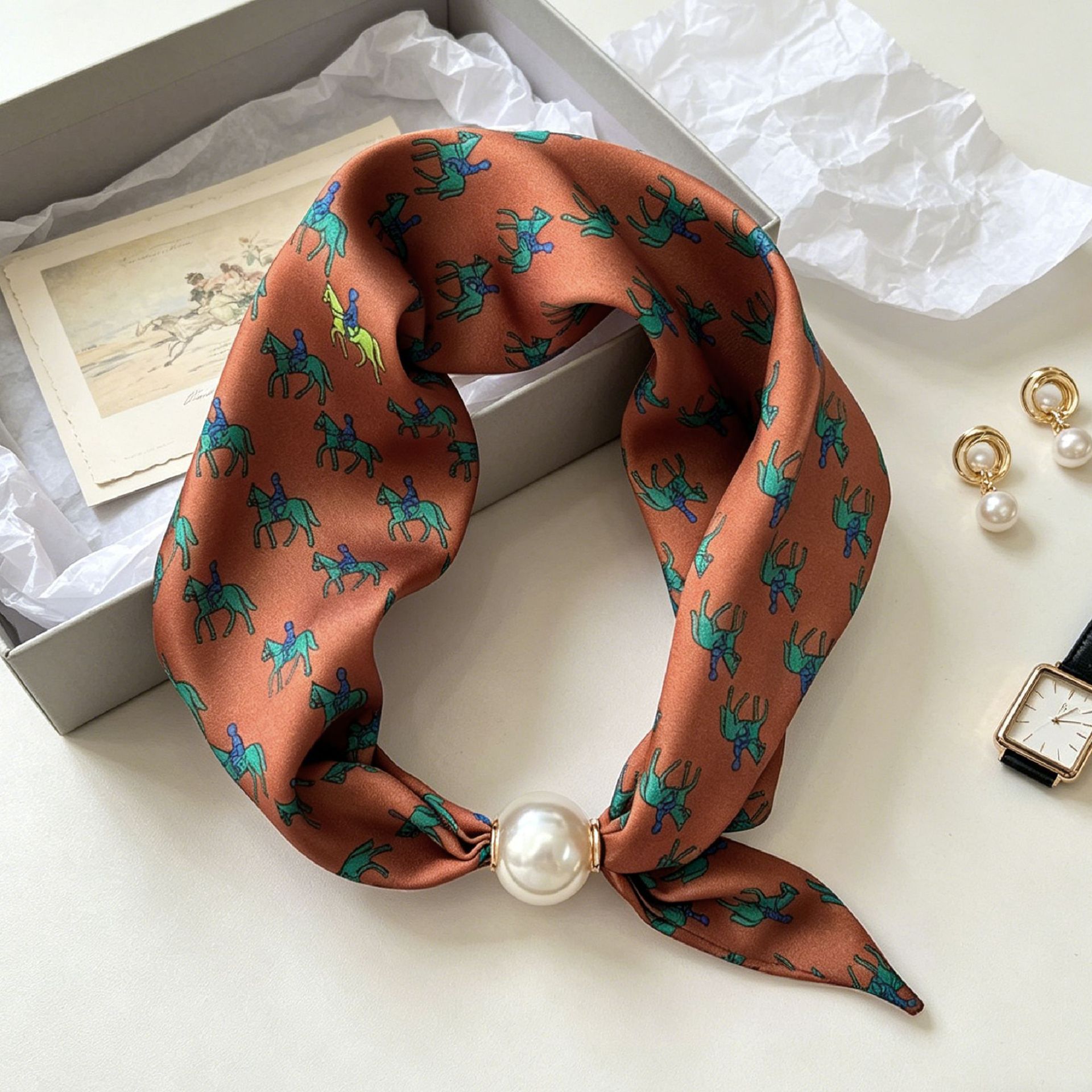 Lenço Magnético de Pérolas Lux - Face Scarf Mask avaliação e preço