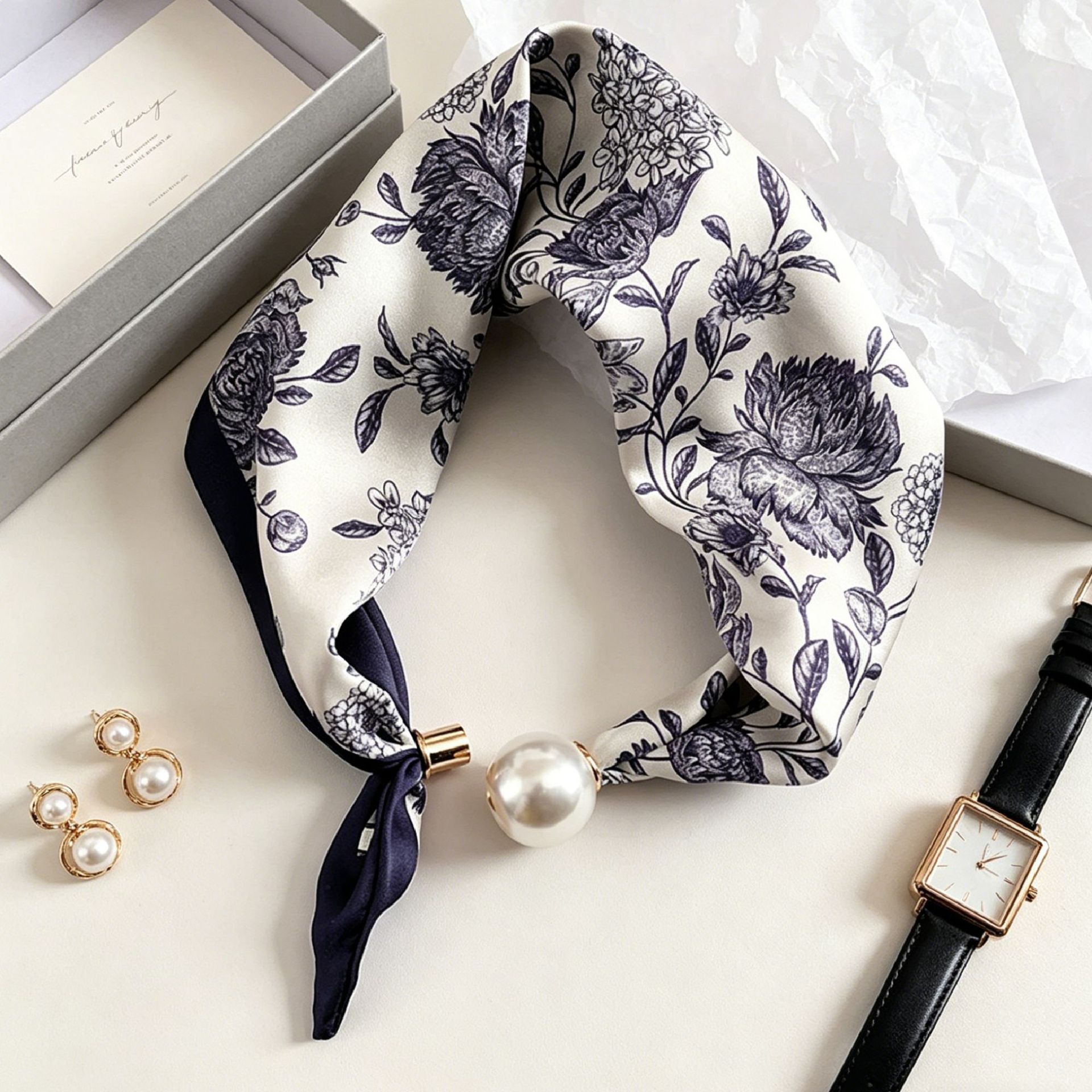 Lenço Magnético de Pérolas Lux - Face Scarf Mask avaliação e preço
